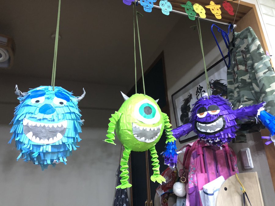 ハロウィン ピニャータ簡単な作り方 子供と一緒に作れる Easy Easy