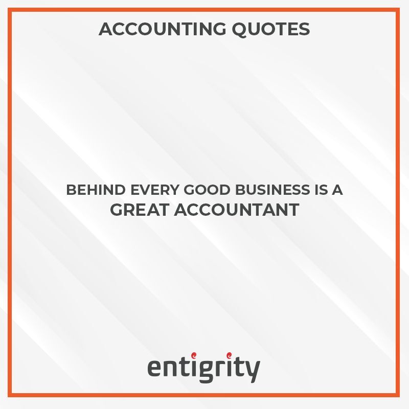 Truth has been spoken, without number-crunching, no business would be able to identify the profits/ loss.

#accountingquotes #accountant #smallbusiness #accountingfirms #cpa #entigrity