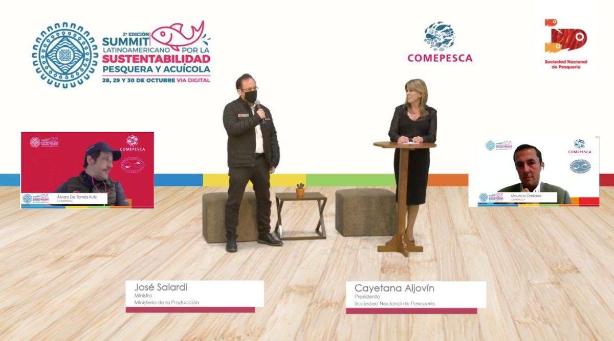 leadimage's tweet image. Estamos orgullosos de ser los principales organizadores del Summit Latinoamericano por la Sustentabilidad Pesquera y Acuícola (#SLSPA2020) para promover el cuidado del medio ambiente y la pesca sustentable. 
@pescaconfuturo @Comepesca