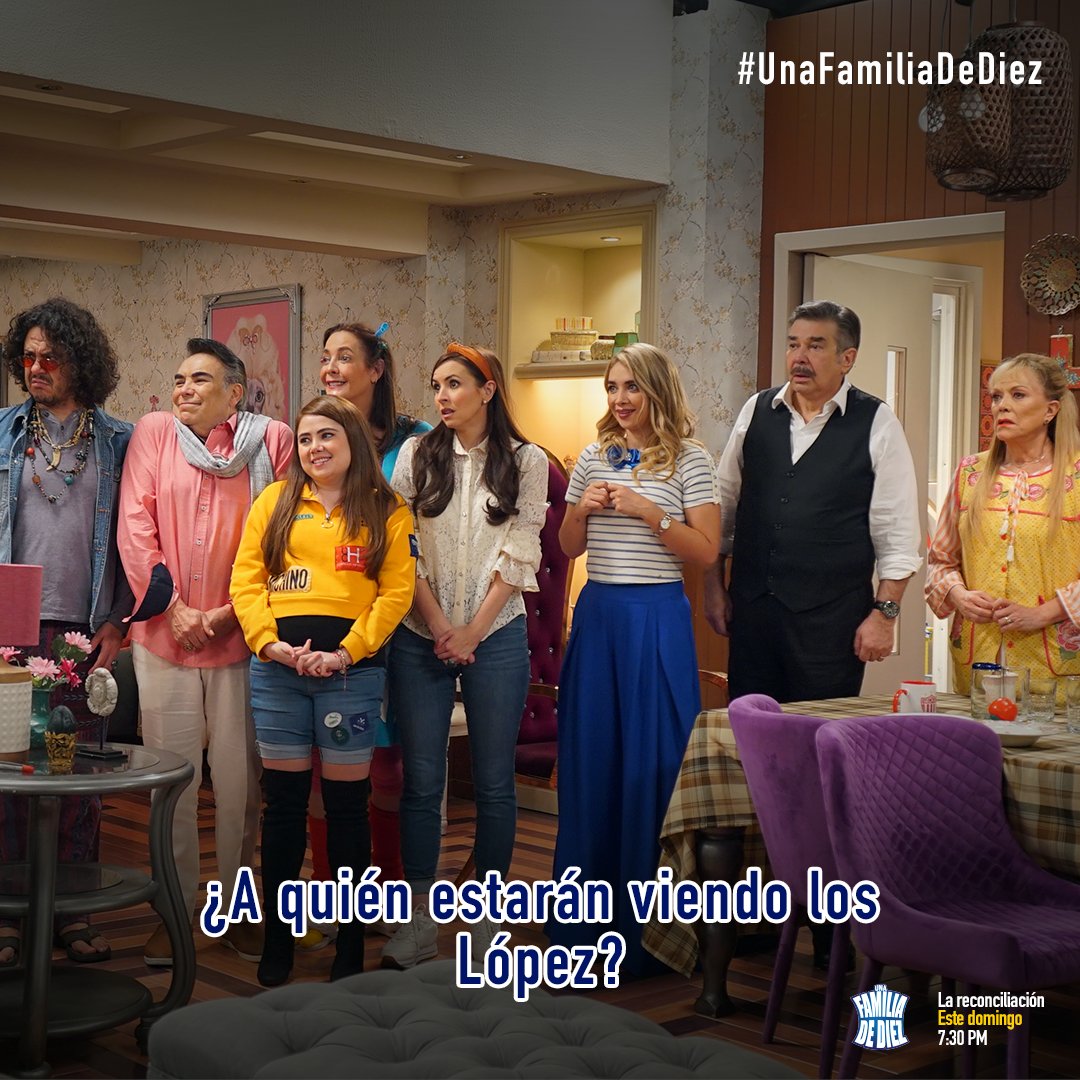 familiade_10's tweet photo. ¡Familia! 

Esas caritas nos dicen muuuuchas cosas. 😍
¿A quién creen estén viendo los López? 🤤😡

#UnaFamiliaDeDiez
La reconciliación
Este domingo
7:30 p.m. por @Canal_Estrellas https://t.co/wmGh7dwTjv