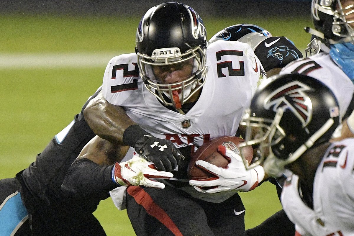 Falcons hold on and keep a 4Q lead to beat the Panthers 25-17 @brgridiron https://t.co/utNrSesG3f