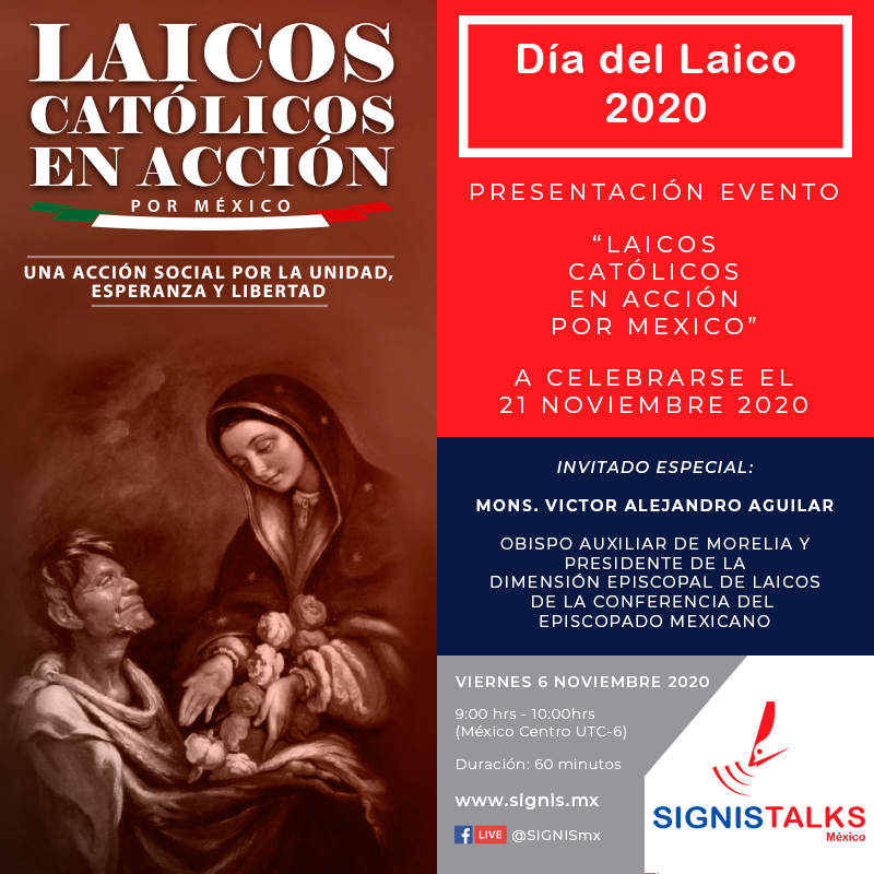 SignisMX's tweet photo. Conoce el programa completo del Día del Laico 2020 en este #SIGNISTALKS con la presencia de @DELAICEM ▶ viernes 6 noviembre a las 9 hrs por https://t.co/XLhFrFjrLn https://t.co/fOPoeoeWt3