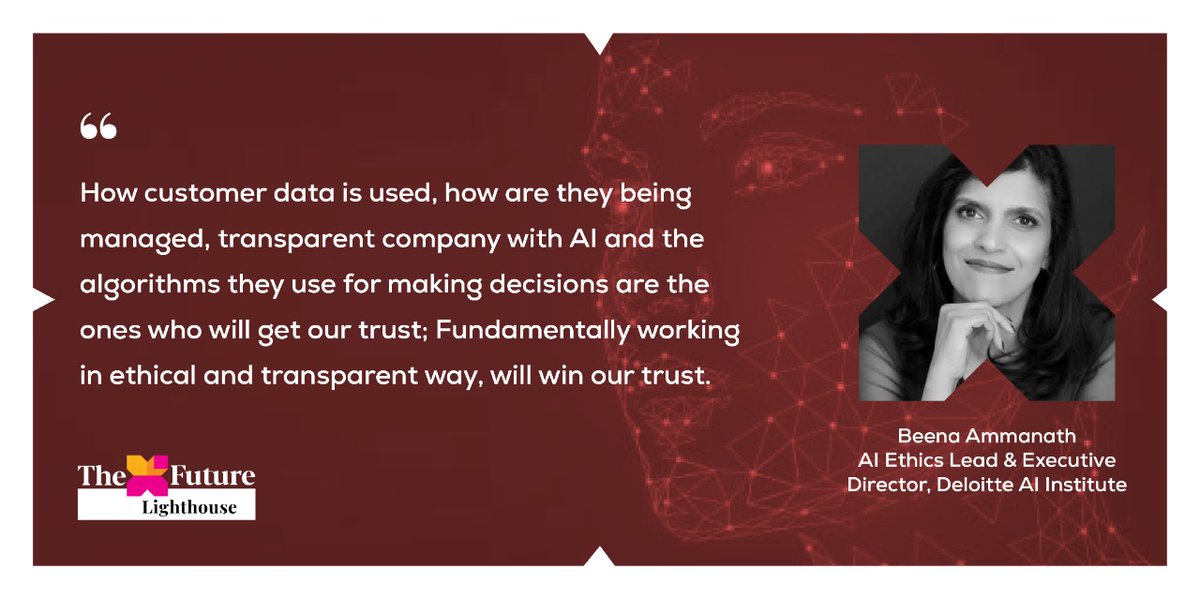 TheXFuture's tweet photo. @beena_ammanath, AI Ethics Leader and Executive Director @DeloitteAI

#TheAILeague #TheXFuture #AI #ArtificialIntelligence #entrepreneur https://t.co/FSffkHvH0K