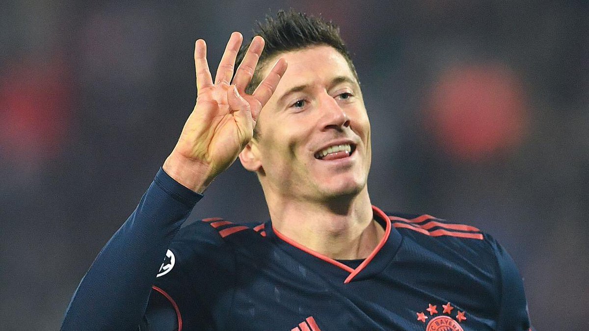 2020 has been Lewandowski’s best year to date.In the 2019/20 season, he managed 55 goals in 47 games, averaging a goal every 74 minutes.Against Red Star Belgrade in Champions League matchday one. Lewy bagged 4 goals in 14mins and 31secs. The quickest CL quadruple in history.