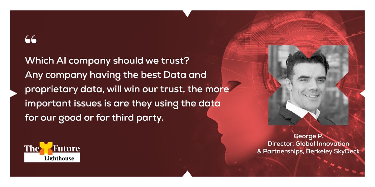George Panagiotakopoulos, Director, Global Innovation &amp; Partnerships <a href="/SkyDeck_Cal/">Berkeley SkyDeck</a> 

#TheAILeague #TheXFuture #AI #ArtificialIntelligence #entrepreneur