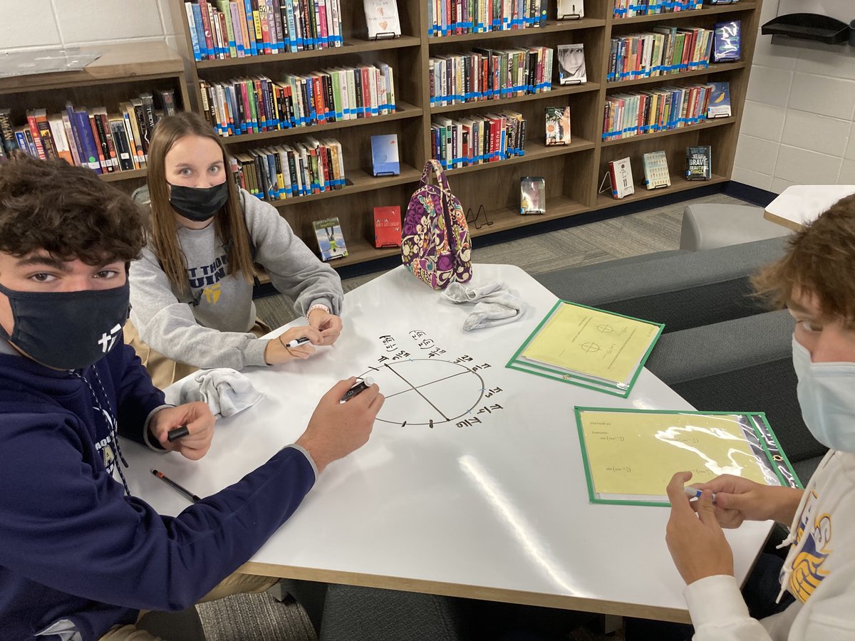 andrews_math's tweet photo. Precalc conversation  and collaboration. Desmos makes an appearance, of course. ⁦@STAsaints⁩ ⁦@Desmos⁩ #saintsfindaway https://t.co/tnAy16rmjA