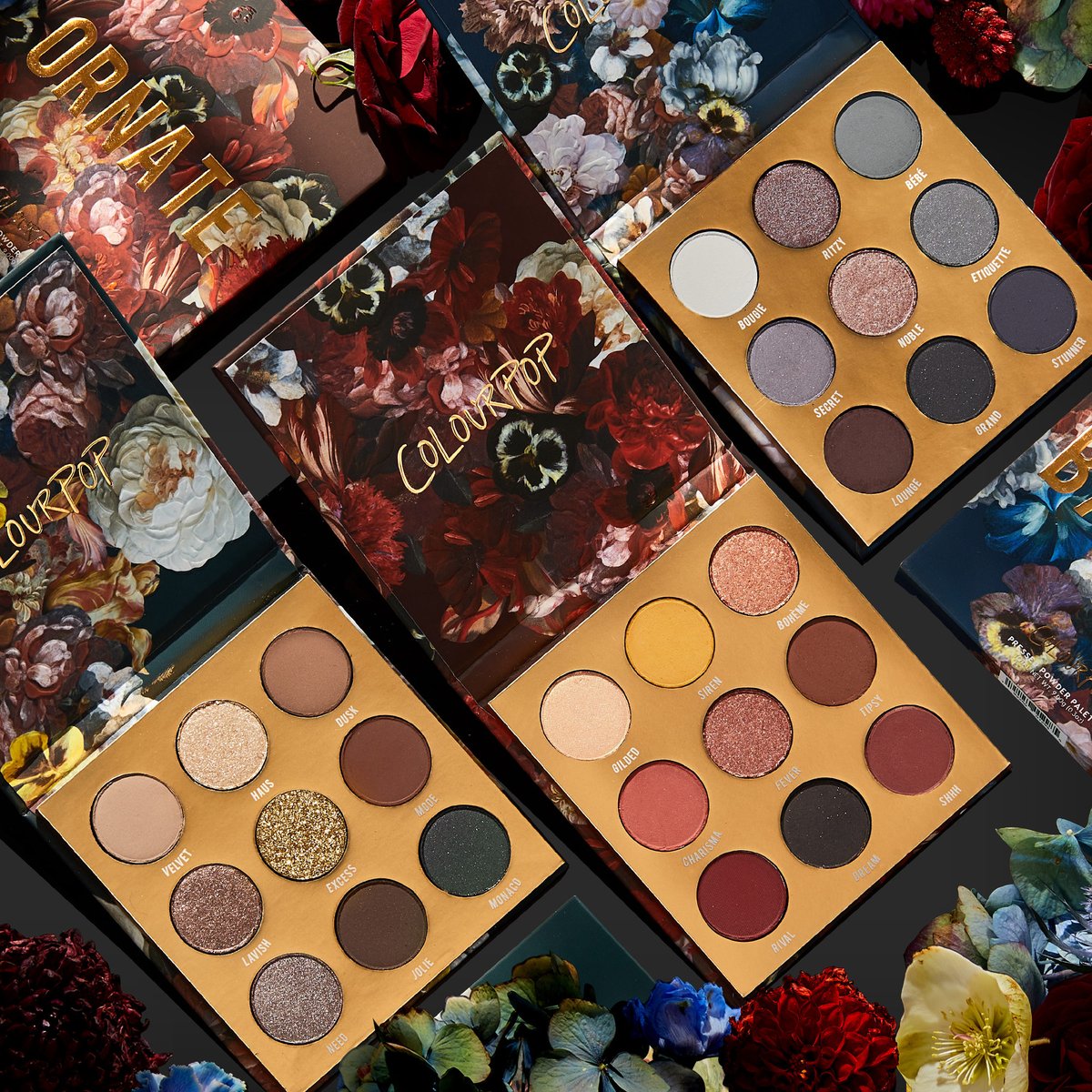 ColourPopCo's tweet image. 🥀 DARK BLOOMS COLLECTION #giveaway  🥀

 We are giving away 3 brand new palettes inspired by fall florals! Check out IG, FB, &amp;amp; TIKTOK,  for another chance to win!

To enter:
🥀Like &amp;amp; RT
🥀Follow @ColourPopCo 

Check out our terms and conditions in our &apos;link in bio&apos;