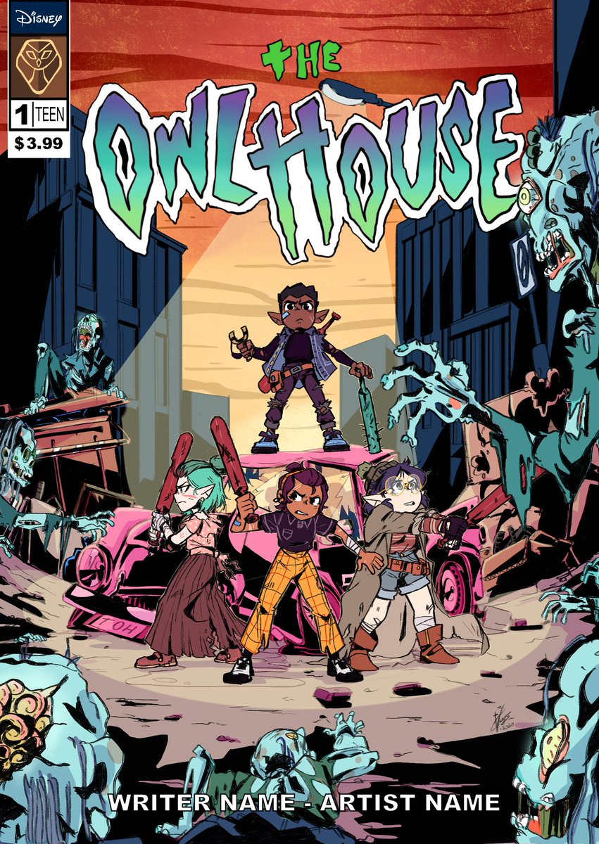 TheArt_ofVago's tweet photo. Happy Halloween~! 💀
(I had to do a "comic cover" for school so I thought "why not?"😂) 

Hope you like,
Vago
#tohfanart #TOH #theowlhousefanart #LuzNoceda #Lumity #disney #DisneyPlus #comics #disneycomic #lumityfanart #TheOwlHouse #digitalart #fanart #Halloween #vago_art https://t.co/wC8I8kCKdY