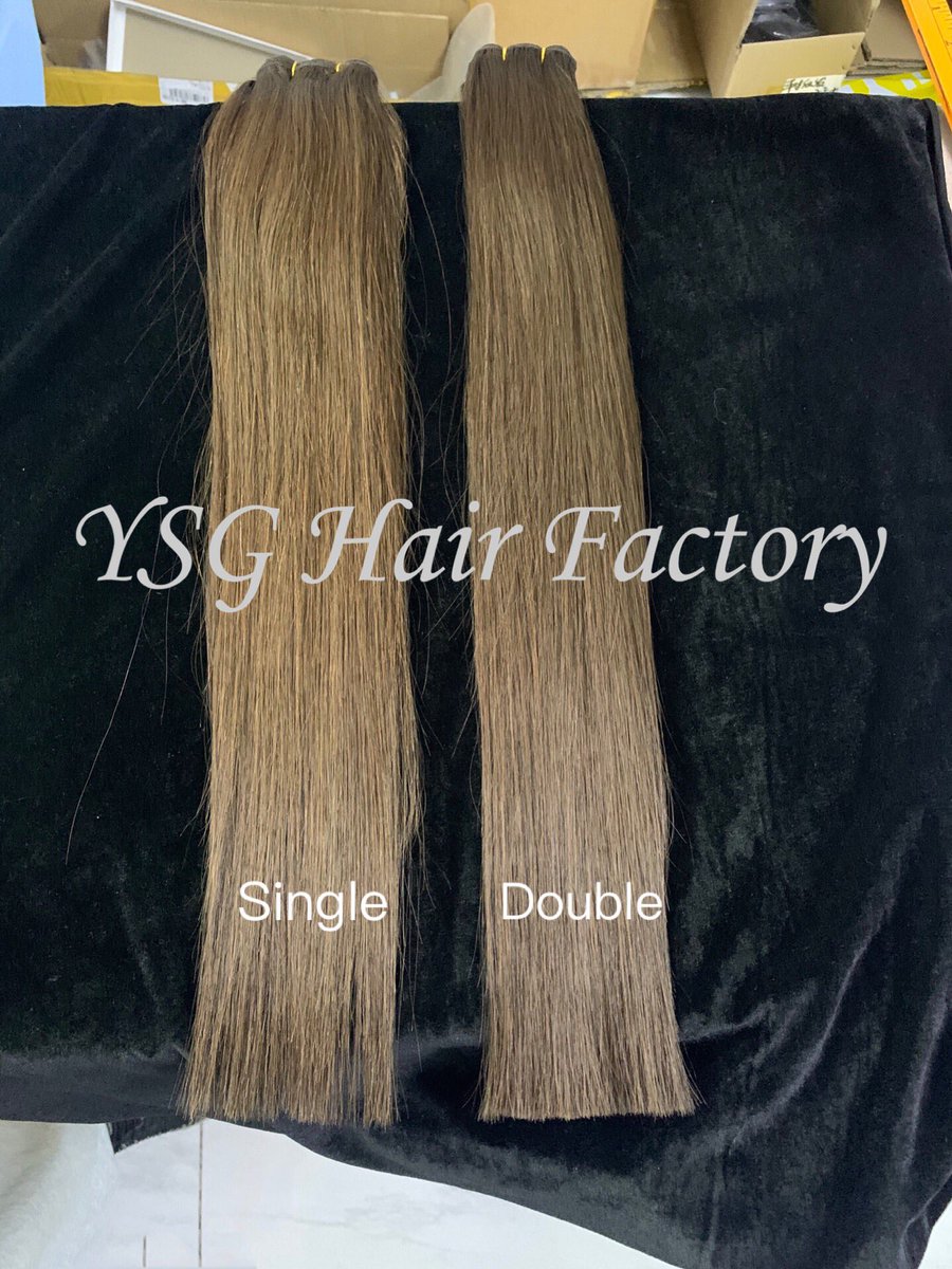 ExtensionsLucas's tweet photo. If you don't understand single drawn/double drawn, just look the picture
Double from top to bottom more thicker than single drawn
Hair length 22", 100 gram
We are 100% premium virgin hair factory, more information contact us 

 #Cinderella #donnabella #ballamihair #greatlengths https://t.co/RvrC1ogZv8