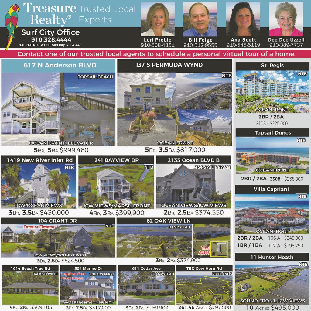 TreasureSales's tweet image. 🔥 Hot this week from your #TrustedLocalExperts in #SurfCity 🔥 

☎️ Call today! 910.328.4444 ☎️