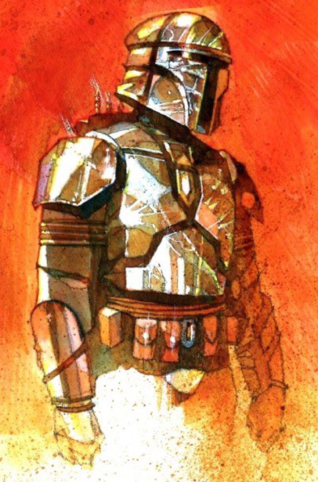 (12) In 1051 BBY a Mandalorian mercenary named Aga Awaud rose to become Mandalore the Uniter, and began the “Return” movement to rebuild Mandalore and its culture. Mandalorian armor became mass-produced once again, but in a highly different configuration than the days of old. 