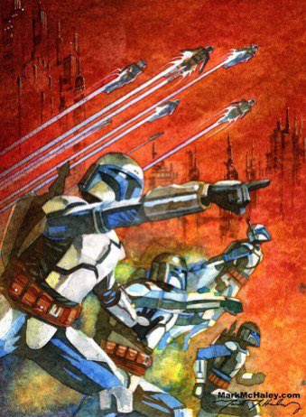 (13) While still allowing for individualization and personal preference, Mandalore the Uniter had the armor stripped down into separate components to facilitate speed and surprise in attacks. Mandalorian armor was lighter, so jetpacks were less burdened by weight. Continued 