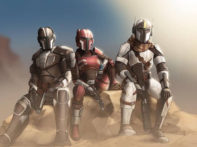 (20) The appearance of a Mandalorian's armor was up to the individual, as the highly independent Mandalorian people customized their armor with different colored paint schemes, clan & unit sigils, personalized glyphs, or other marking patterns in accordance to their own tastes.
