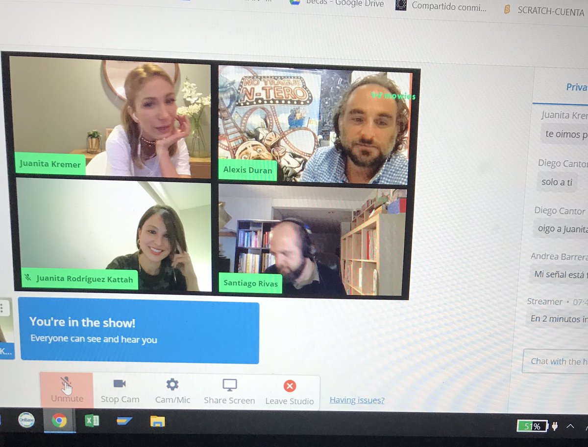 jrodriguezk's tweet photo. Una nota de conversación con @Rivas_Santiago, Alexis Durán y @juanitakremer sobre #FakeNews con ocasión del lanzamiento del documental #NoTragueNtero https://t.co/zBJVdV5PnQ