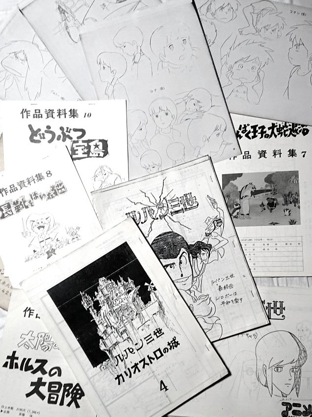 あと、出て来たのは、80年代にありがちな、アニメ制作会社直営のショップで販売していた、資料や絵コンテなど。

絵コンテのコピーは、新ルパン三世、最終話と、カリオストロの城。

それから、俺はセルコレクターじゃないのだが、未来少年コナンのセル、持ってたわ。

でも、モンスリー(笑) 