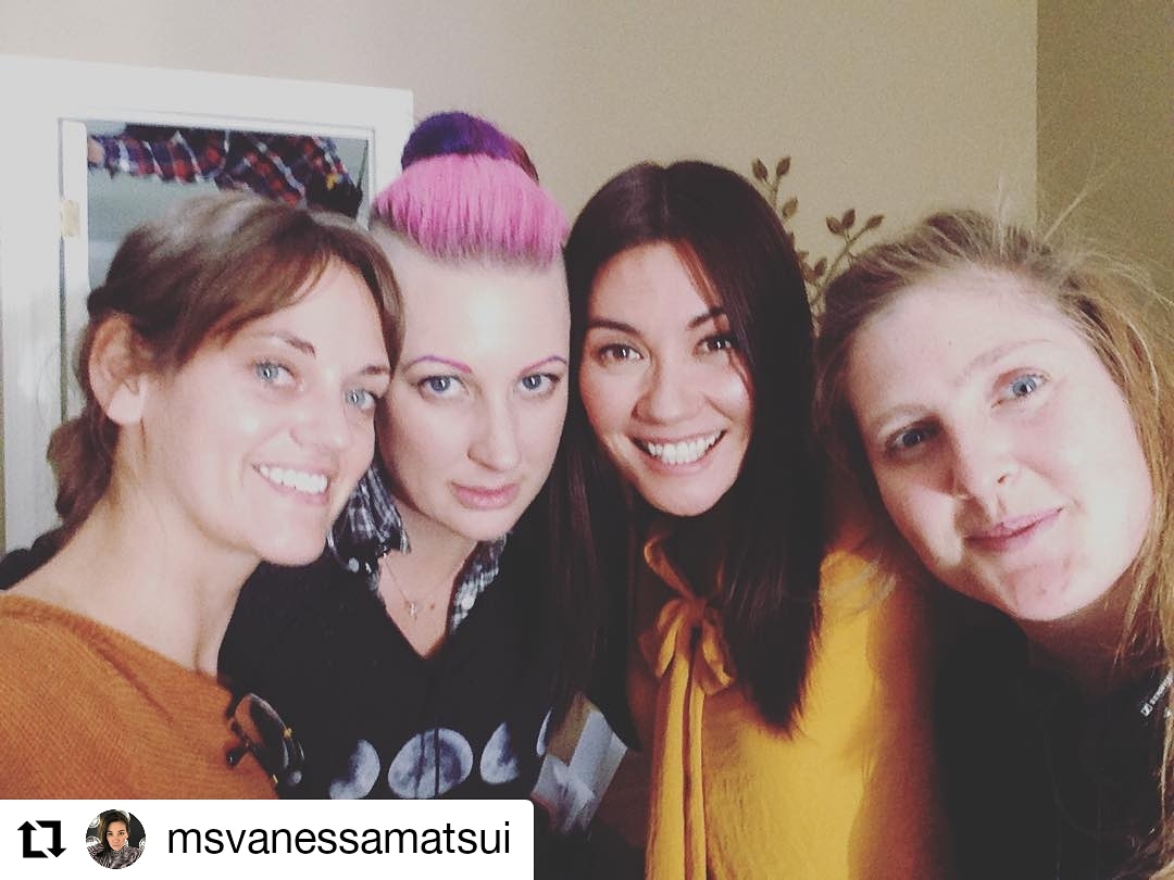 ✨ #TBT to Day 1 of the #GhostBFF Season 1 shoot, which was four years ago this week! Wow!✨ #Repost <a href="/VanessaMatsui/">Vanessa Matsui</a>
• • • • • •
Ghost BFF day 1!!! Because it's 2016. #womeninfilm producer, director, 1st ad, lead actors 🙋🏽🙆🏻💃🏻