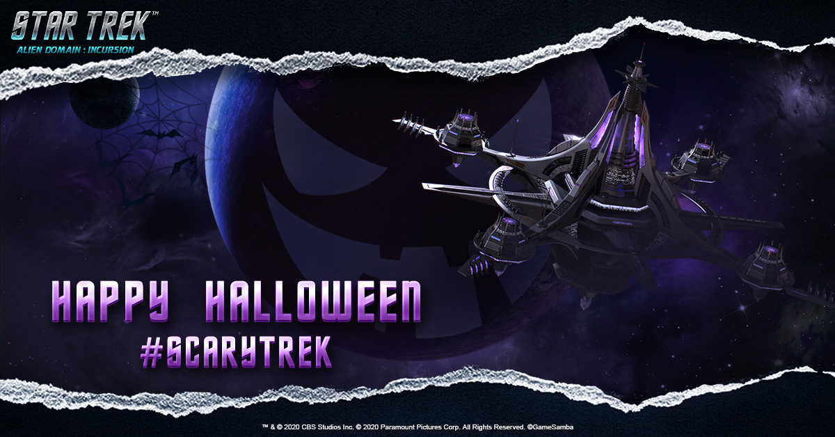StarTrekADI's tweet photo. #StarTrek has always taken us to corners of the universe no one has gone to before. Some scarier than others, requiring us to go a lil more boldly. 
Let’s celebrate this #Halloween by revisiting the scariest ST moments. Describe ur favorite ones &amp; see if others can figure it out! https://t.co/874k1nGDfG