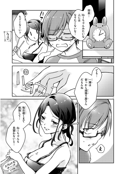 姉と弟のちょっと背徳的な深夜会① (2/3) 