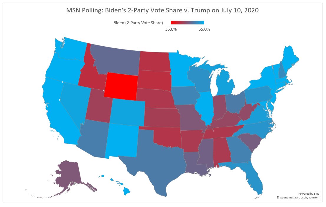 Here is my map from July where I noted Georgia, Ohio, Iowa, Texas were all toss-ups several months before it became fashionable. So I know what I am talking about here, it is just that I do not think it is good for people to obsess about it  https://twitter.com/DavMicRot/status/1281606831765364738?s=20
