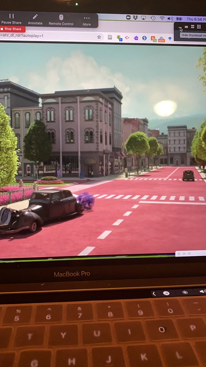 Family movie night with the Principal! Happy Halloween!