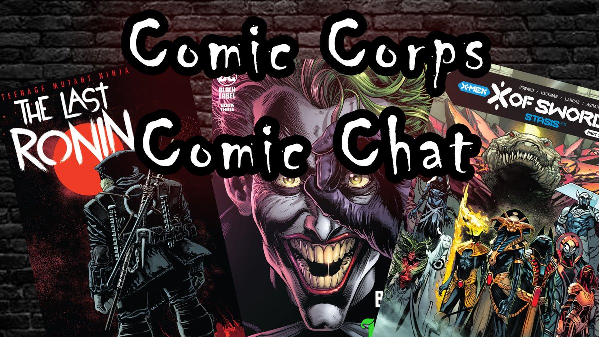 _Comic_Corps_'s tweet photo. Going #LIVE with Comics Misexplained @DruManchuComics and a possible @chaosandcomics sighting. Come talk funny books with us!

#comics #thelastronin #xofswords #3jokers https://t.co/lU5TtPuhyr