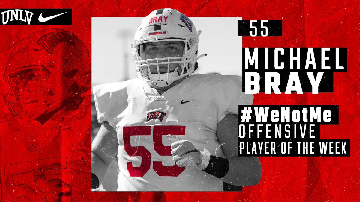 unlvfootball's tweet photo. 🗣#WeNotMe‼️ Congrats to our Scout Team Players of the week‼️#BEaREBEL 
🎰@LeshaunBell 
🎰@BrennonScott9 
🎰@michaelbray56 https://t.co/a0EhFT1IRt