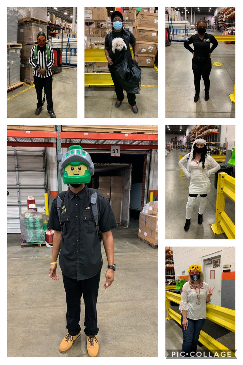Check out these great costumes on 3rd shift! #Halloween2020 <a href="/HDPro3227/">The Home Depot Pro #3227</a> <a href="/BLRoller34/">Brenda Roller</a> @markmelone11 <a href="/dougschmidt23/">doug schmidt</a>