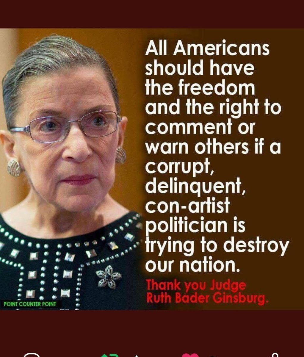 BethCount's tweet photo. @UROCKlive1 @ossoff @SpiroAgnewGhost Karma has no expiration date. Good will prevail over evil. #RememberRBG https://t.co/jrzW90mfRX
