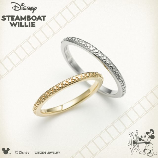 Jkplanet 結婚指輪のセレクトショップ Jkプラネット ディズニーブライダルコレクションsteamboat Willie Jolly Laugh婚約指輪 エンゲージリング と結婚指輪 マリッジリング ミッキーが随所にあしらわれた遊び心溢れるデザイン 婚約 指輪には