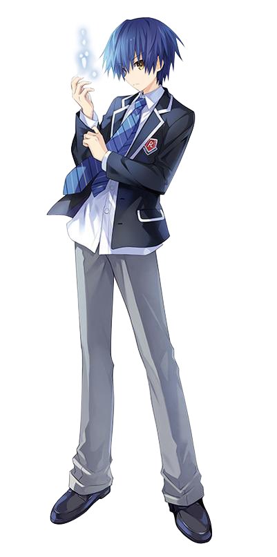 WAIT IS THE BLUE HAIRED DUDE THE MC, YO HE LOOKS JUST LIKE PERSONA 3 PROTAG