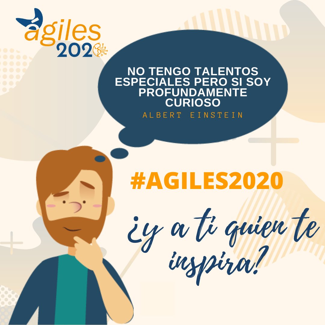 agilesla's tweet photo. Todos tenemos alguien de quien nos llevamos un gran aprendizaje. Queremos saber quiénes te han inspirado en el camino de la agilidad 🌟
Compártenos sus nombres o fotos de tus referentes ágiles con los hashtag y si quieres taggealos.
#agiles2020 #referentesagiles #agilesconecta https://t.co/Cmdm6RSMJR