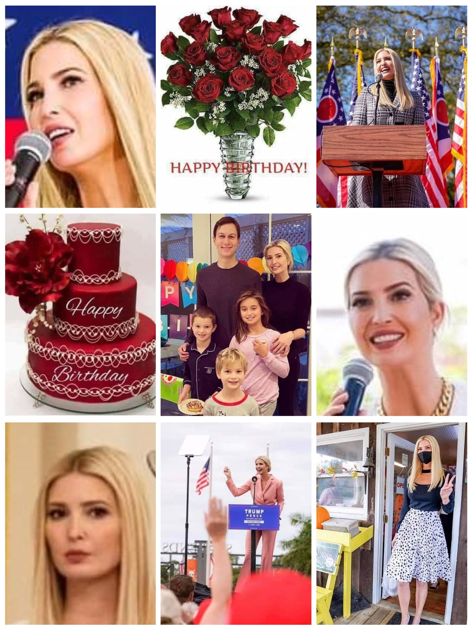 Wishing Ivanka Trump a wonderful Happy Birthday!!! Always a Class Act. Enjoy your special day. 