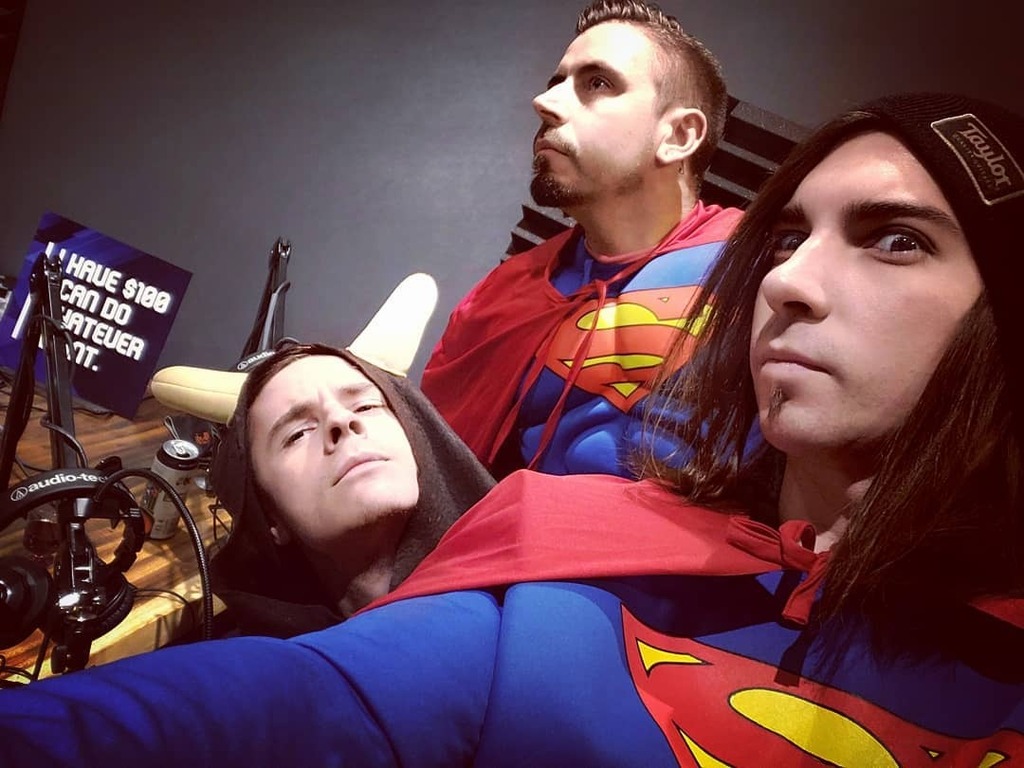 IHave100Show's tweet photo. Truth, justice, and the hundred dollar way. We're dropping a Halloween special just for you - okay it's mostly for us, but you're still invited.
.
.
.
#2upermen #bullshit #podcast #halloween #helloween #newseries #special #newepisode #sweetteeth #candyma… https://t.co/fofe4DmhiP https://t.co/R4bEJYYrVQ