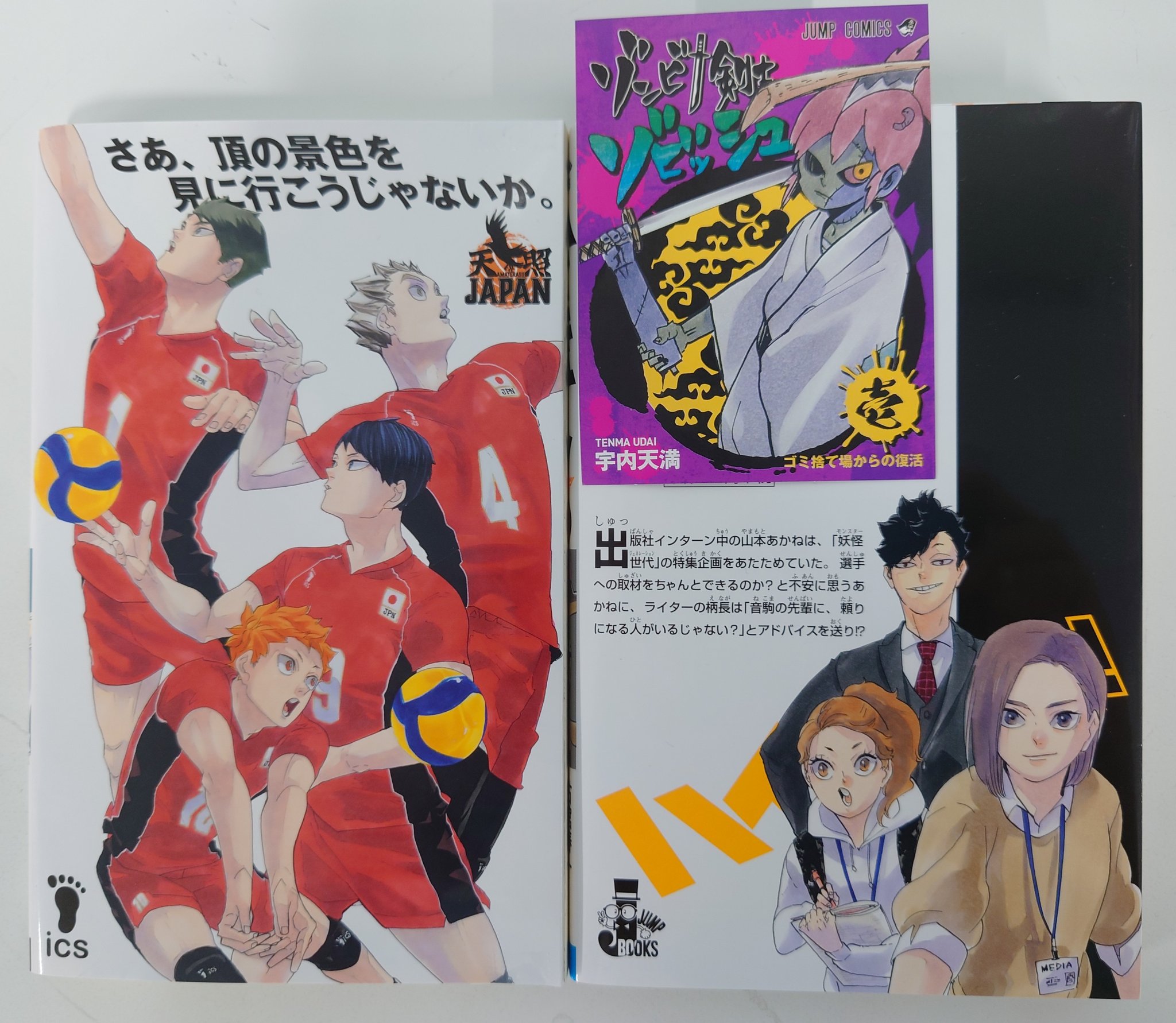ｊｕｍｐ ｊ ｂｏｏｋｓ編集部 11 4発売 ハイキュー ショーセツバン Xiii と特典リバーシブルカバー Nazeder ナゼダー が到着 ナゼダーは裏表紙も ちゃんと代表スポンサー広告っぽく作成 そして恒例の初回出荷限定カードは 宇内天満先生