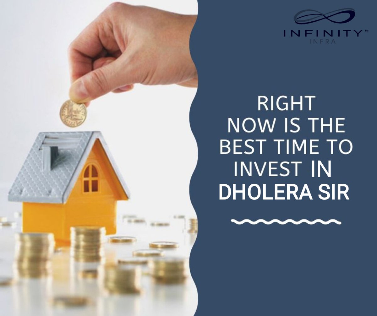 dholera_times's tweet photo. Invest in #realestate is one of the best options for most investors for ages. #InfinityInfra has given a good opportunity to invest in #DholeraSIR in residential commercial &amp; Industrial. #RealEsate Invest has always given better ROI as a comparison to any other kind of investment https://t.co/1D3USccbVD