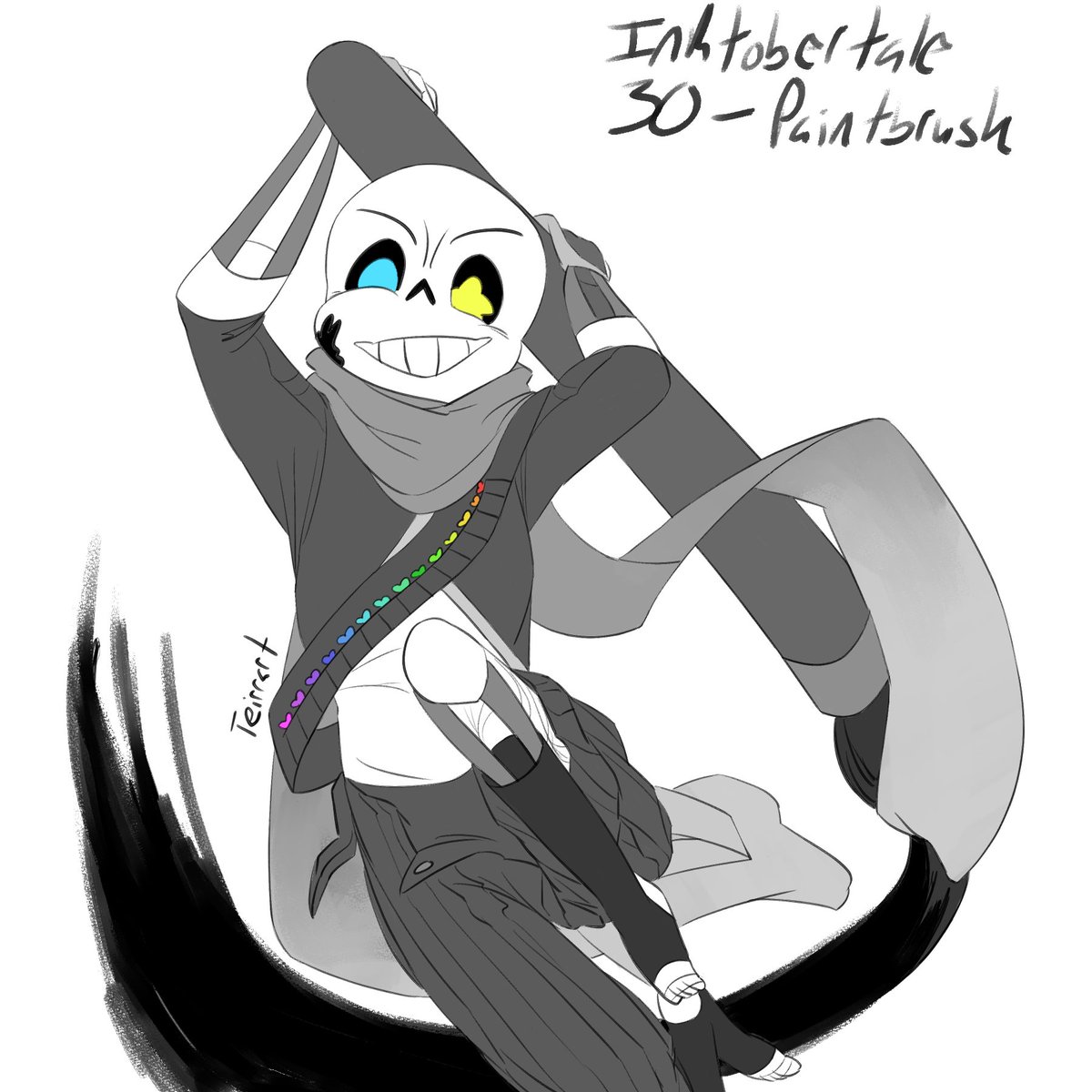 Inktobertale 30: Paintbrush
i busted out this pose in like 10 minutes so i hope its ok lol
the last day will be posted by @RainingJewel ! Yaaay
#undertale #inktale #inktobertale #inksans #drawing https://t.co/9KVbn0Hkhj