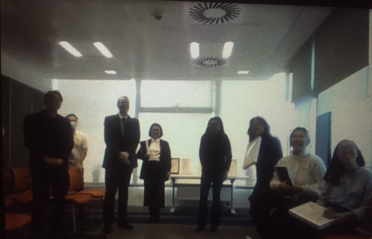 Congratulations from the #InternationalAcademy to the first #FCDO Foundation Course graduates in #Ulaanbaatar. A fantastic achievement! We will post better pics than this screen shot later! 🙂