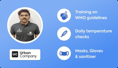 pprasad92's tweet photo. Very impressed with Electrician service by @urbancompany_UC. Nilesh was outstanding and made sure to sanitise everything they touched! Surely nominating Nilesh to win the UC Safe Badge!
#BringHomeTheExperts https://t.co/Zb45r8c53i
