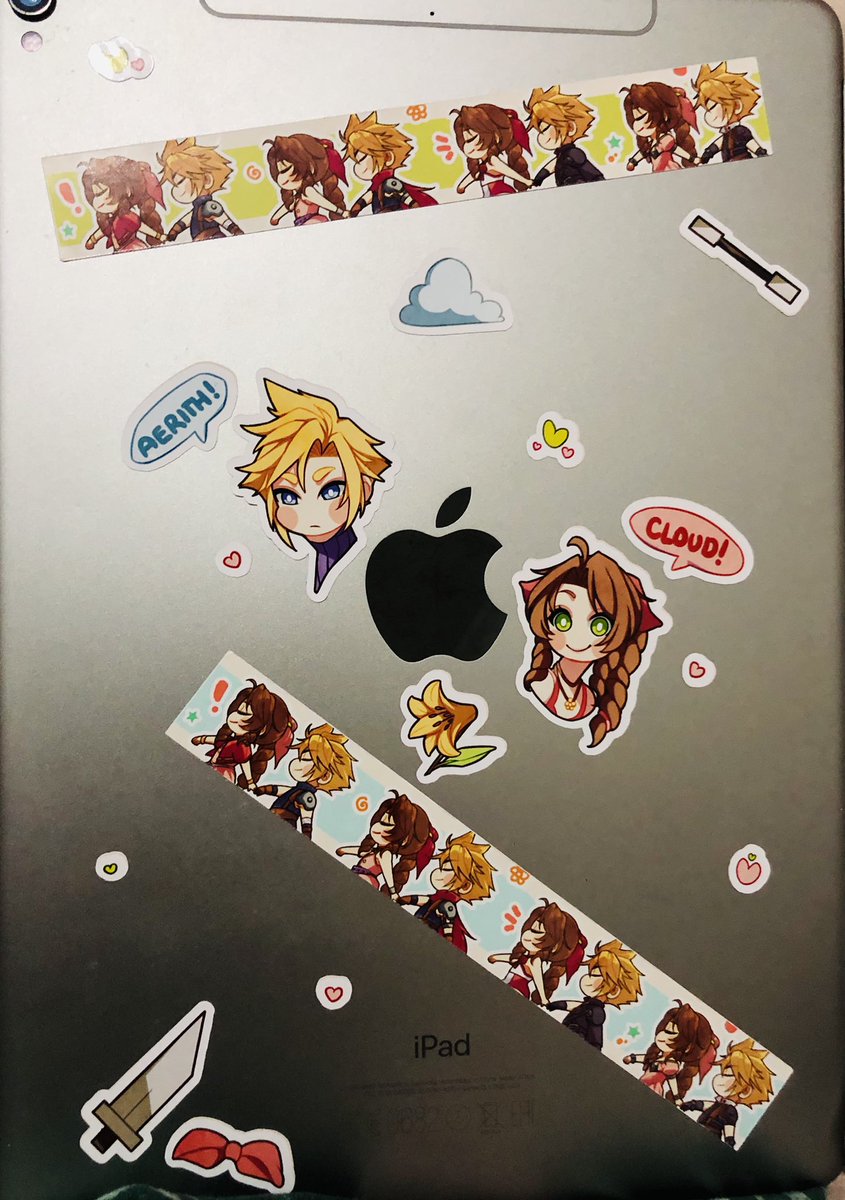gainstrife_'s tweet photo. I’m not one for bujo or any kind of journalling so I thought this was an appropriate place for my clerith stickers 🥺 (excuse the banged up iPad). https://t.co/s8eSUnDYAQ