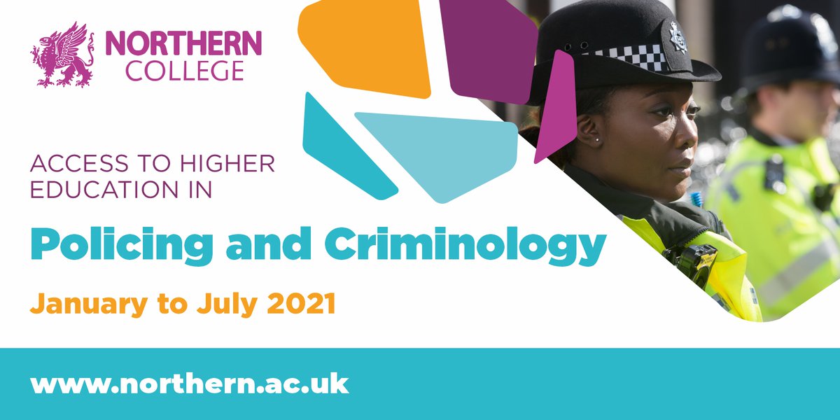 Looking for a career in Policing but need qualifications to get you there?

Our Access to Higher Education in Policing and Criminology runs from January to July 2021 - learn more here:
apply.northern.ac.uk/applyOnline2.a…

#Policing #AdultEducation #newcareer