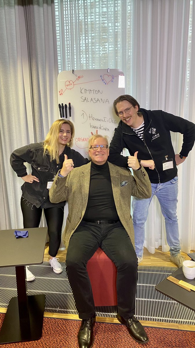 Kimmo Rousku (@kimmorousku) on Twitter photo Kimmon hymy ei ole vielä hyytynyt #Digiturvaviikko - mutta kohta nähdään, mitä @_larppa ja <a href="/timietti/">Timo Miettinen</a> <a href="/KyberVPK/">KyberVPK</a> ovat minusta löytäneet - #OSINT #KÄÄK - seuraa NYT live mediaserver.fi/live/digiturva… <a href="/DVVfi/">Digi- ja väestötietovirasto</a> Kimmon hymy ei ole vielä hyytynyt #Digiturvaviikko - mutta kohta nähdään, mitä @_larppa ja <a href="/timietti/">Timo Miettinen</a> <a href="/KyberVPK/">KyberVPK</a> ovat minusta löytäneet - #OSINT #KÄÄK - seuraa NYT live mediaserver.fi/live/digiturva… <a href="/DVVfi/">Digi- ja väestötietovirasto</a>