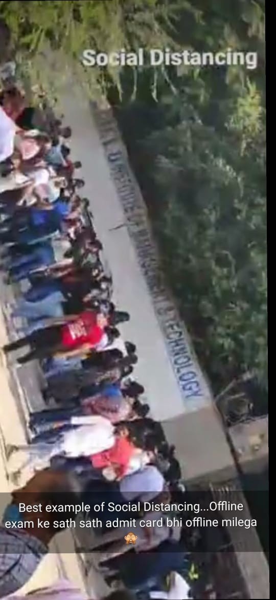 JaiAgga04894550's tweet photo. @ArvindKejriwal @msisodia is Delhi ready&prepared for the second wave of covid19 bcoz @GGSIPUIndia is ready to contribute as much as cases possible of covid19. @TOIIndiaNews @ANI @htTweets @the_hindu @PMOIndia @DrRPNishank @drharshvardhan #IPUagainststudents #ripsocialdistancing https://t.co/iBtwcCHKl0