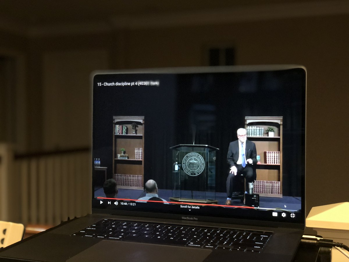 DollosoRudy's tweet image. Powerful lesson and lecture from dr @hershaelyork on #ChurchDiscipline #PastoralMinistry @SBTS #confrontsin #restoration #restorethebroken