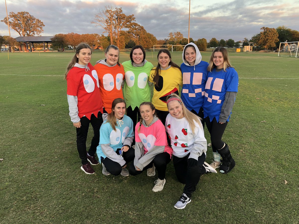 LETUWSoccer's tweet photo. We had such a fun Halloween practice tonight!  Which team had the best costumes? #LadyandtheCramps or #ScrambledLets ? https://t.co/HqWKQfrKwr