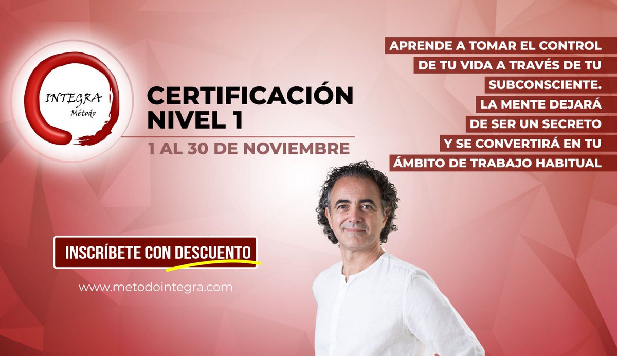 eventosamor's tweet photo. Certificación facilitador nivel 1 del #Metodointegra con @ricardoeiriz  inicia 1ero de Noviembre más información aquí 
https://t.co/pViptCO9cn https://t.co/BfSsWGN0uU