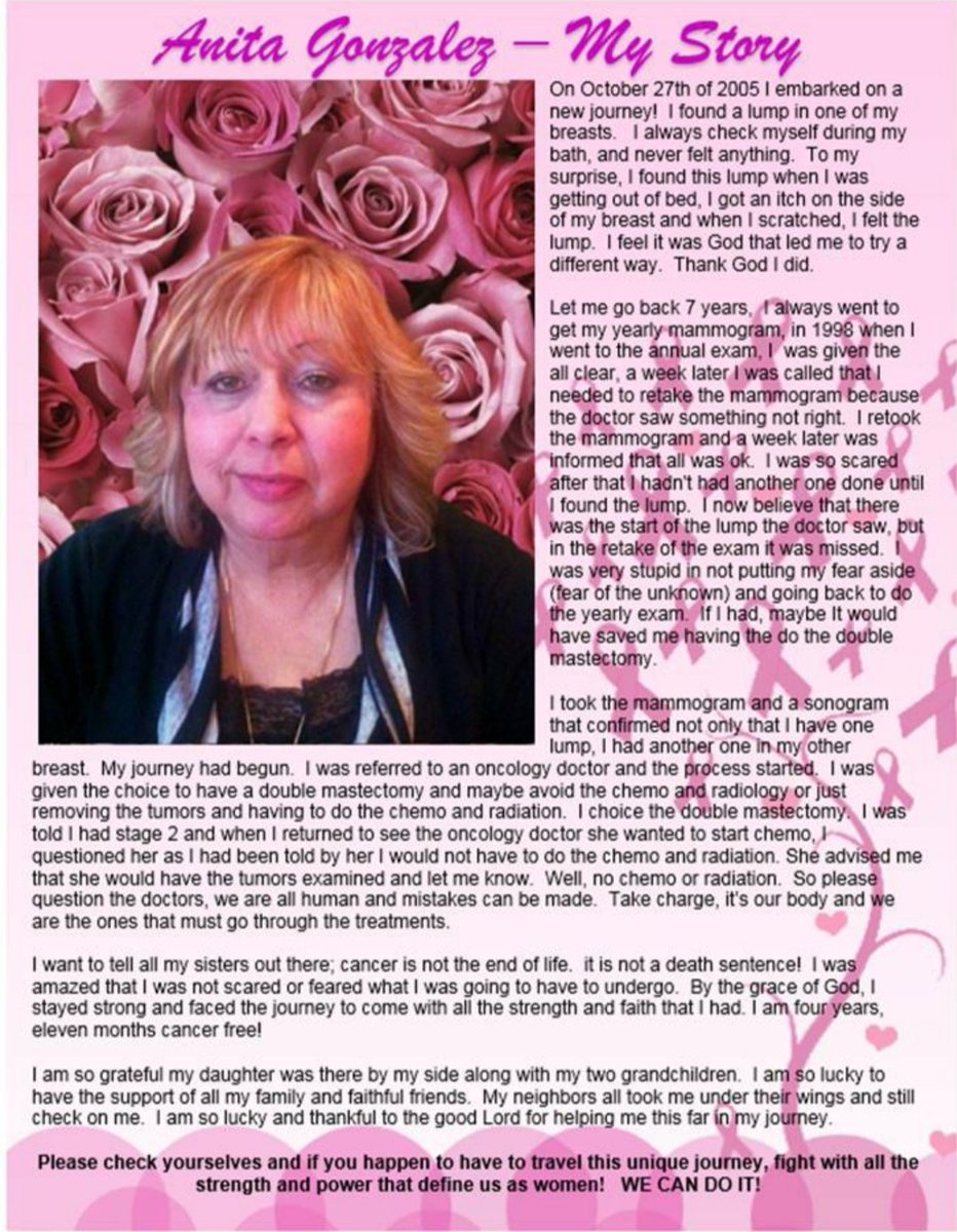PatriciaG2020's tweet photo. My #HERO; my Mom! 💗 #BreastCancer #Survivor! As we approach end of month; plz take a moment to read her story. Plz set an appointment to have your mammogram! @Proud2bYoungOrg #Proud2BYoung @1STATENation #TeamGonzalezATT #TeamPastrano @LifeAtATT @ATT @MDP_ALUM_LIFE #2020MDPLife https://t.co/SYqgjZ67YT