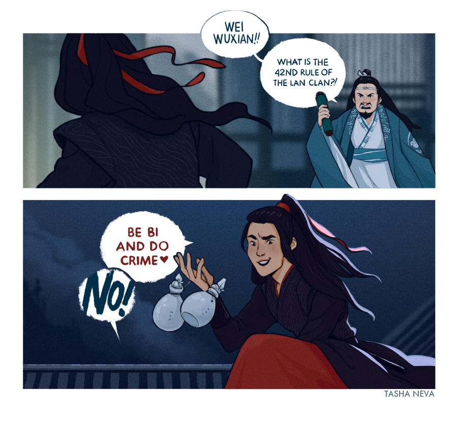 would be cool if this curse of a tv series started, like, paying rent for living in my head 24/7 #cql #mdzs 
