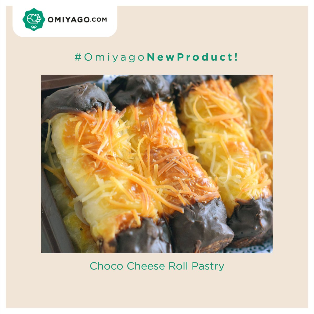 Hei Omiyagoes! ada yang baru nih dari Omiyago, Choco Cheese Roll Pastry! ❤️⁣
⁣.
bit.ly/3e7wMLa
.
#Omiyago #oleholehindonesia #oleholehnusantara #snackindonesia #jktfoodbang #cheeserolls #foodgasm #snack #cemilan #oleholeh #instafood #yummy #photooftheday #tasty #food