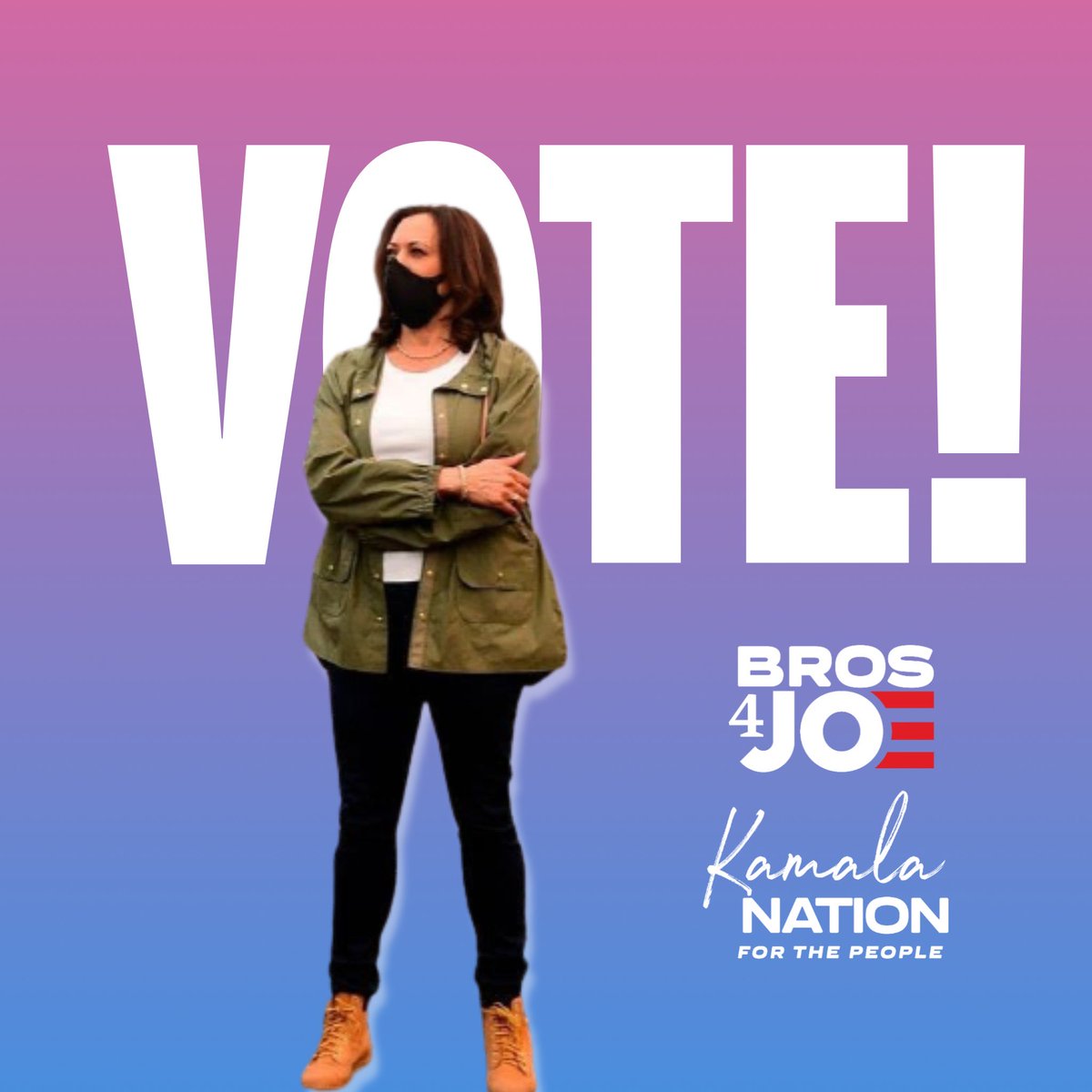 AuthorJoeNBrown's tweet photo. I’ve VOTED 🗳. If you haven’t voted yet, DON’T mail 📮📬 your ballot 🗳, #VoteInPerson.
#VoteLikeYourLifeDependsOnIt #VOTE🗳 #KAMALAForVP #KamalaNation #YesWeKam https://t.co/Yy9AvmXwm9