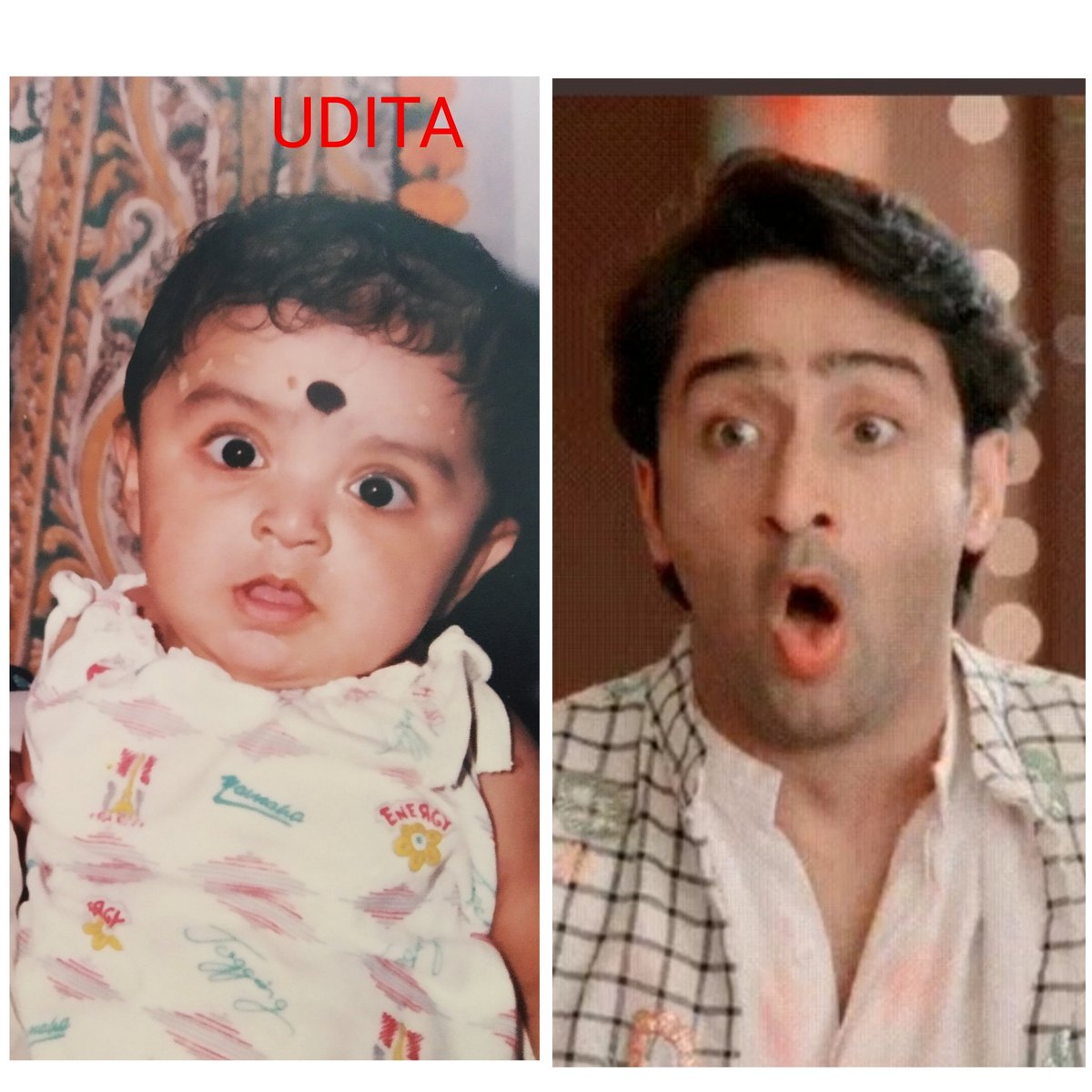 Cuteness Alert! I created collages of the baby me, and Shaheer, to spread smiles!  @Shaheer_S is that source of light to the lives of his birdies, who can illuminate our worlds, with all his kind words and gestures, his beautiful shayaris, and smile.  #ShaheerSheikh